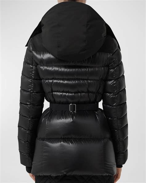 burberry puffer coat womens|burberry burniston belted puffer coat.